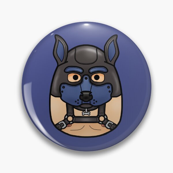 Item preview, Kinkmallows - Navy Pup Play Neoprene Hood designed and sold by Zphal.