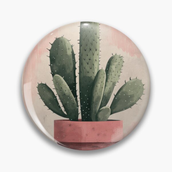 Item preview, Soothing Serenity: Minimalist Cactus Fresco Inspired by Rusticcore Abstractions designed and sold by Piotrek0001.