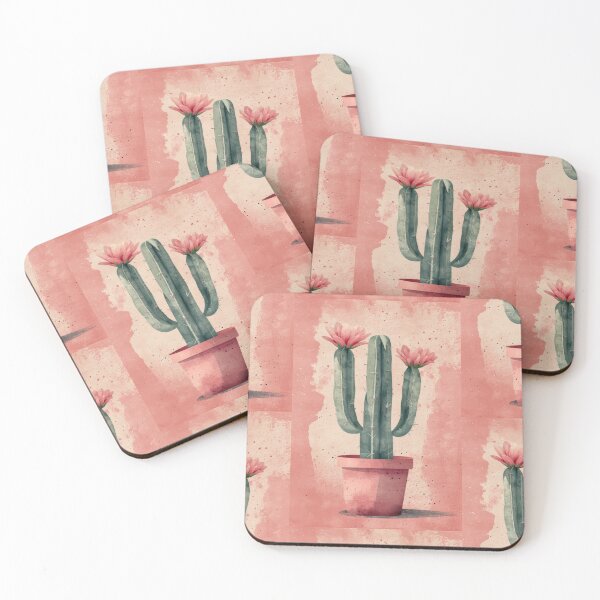 Item preview, Soothing Serenity: Minimalist Cactus Fresco Inspired by Rusticcore Abstractions designed and sold by Piotrek0001.
