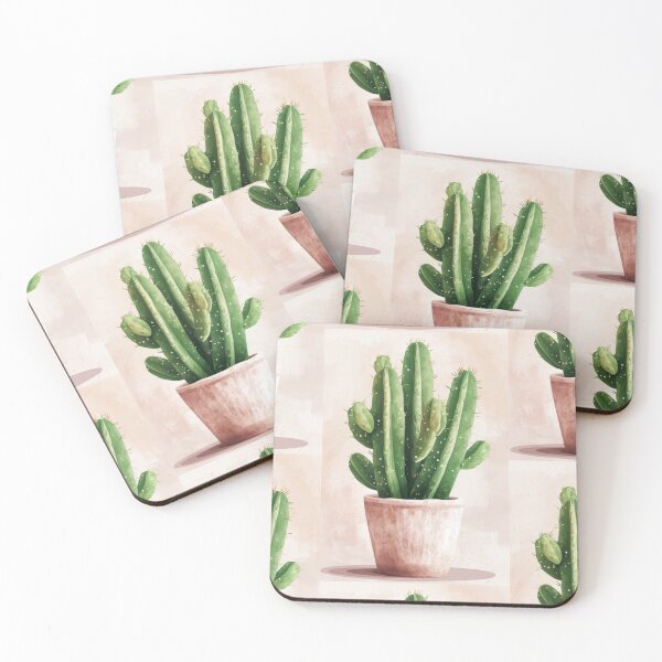 Item preview, Soothing Serenity: Minimalist Cactus Fresco Inspired by Rusticcore Abstractions designed and sold by Piotrek0001.