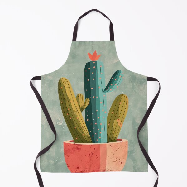 Item preview, Soothing Serenity: Minimalist Cactus Fresco Inspired by Rusticcore Abstractions designed and sold by Piotrek0001.