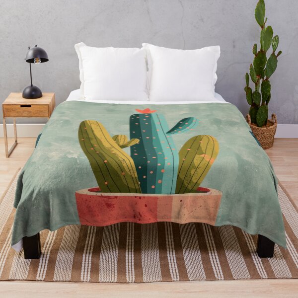 Item preview, Soothing Serenity: Minimalist Cactus Fresco Inspired by Rusticcore Abstractions designed and sold by Piotrek0001.