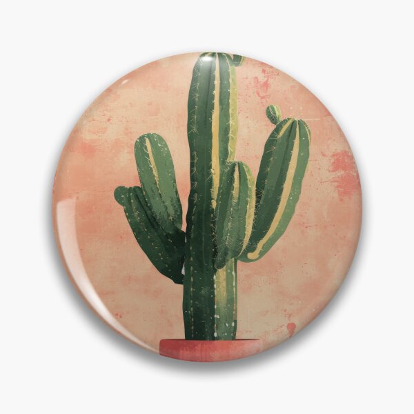 Item preview, Soothing Serenity: Minimalist Cactus Fresco Inspired by Rusticcore Abstractions designed and sold by Piotrek0001.