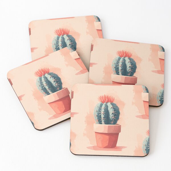Item preview, Soothing Serenity: Minimalist Cactus Fresco Inspired by Rusticcore Abstractions designed and sold by Piotrek0001.