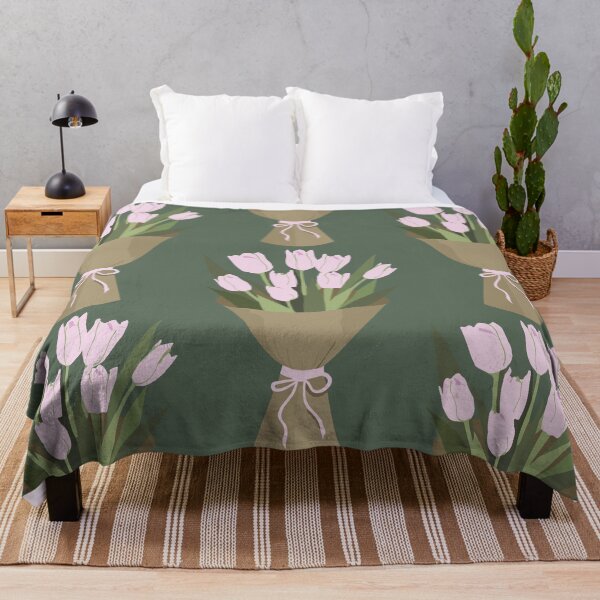 Item preview, Soft Pink Bliss: Tulip Bouquet Wrapped in Brown, Cutout Design designed and sold by EmeraldeaArt.