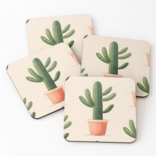 Item preview, Soothing Serenity: Minimalist Cactus Fresco Inspired by Rusticcore Abstractions designed and sold by Piotrek0001.