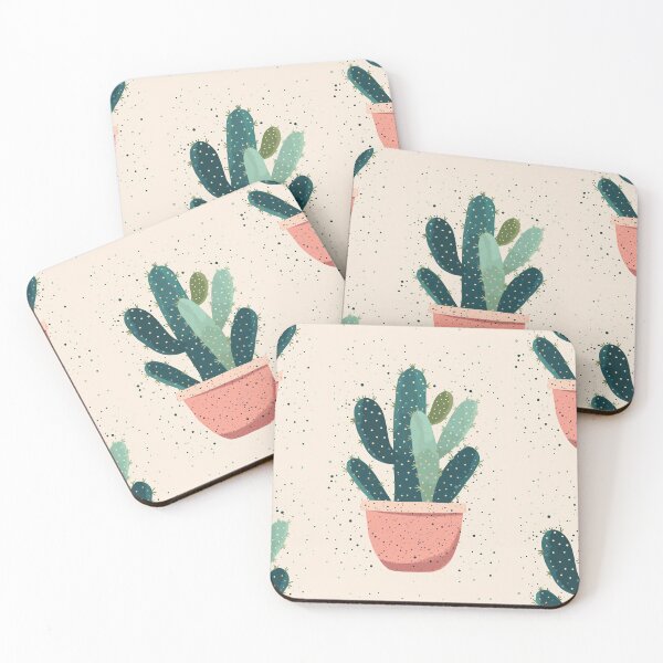 Item preview, Soothing Serenity: Minimalist Cactus Fresco Inspired by Rusticcore Abstractions designed and sold by Piotrek0001.