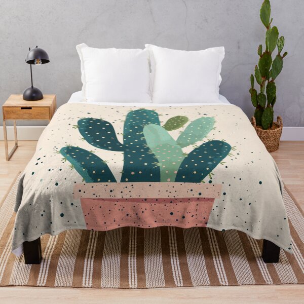 Item preview, Soothing Serenity: Minimalist Cactus Fresco Inspired by Rusticcore Abstractions designed and sold by Piotrek0001.