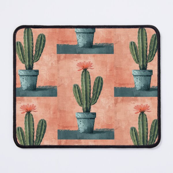 Item preview, Soothing Serenity: Minimalist Cactus Fresco Inspired by Rusticcore Abstractions designed and sold by Piotrek0001.