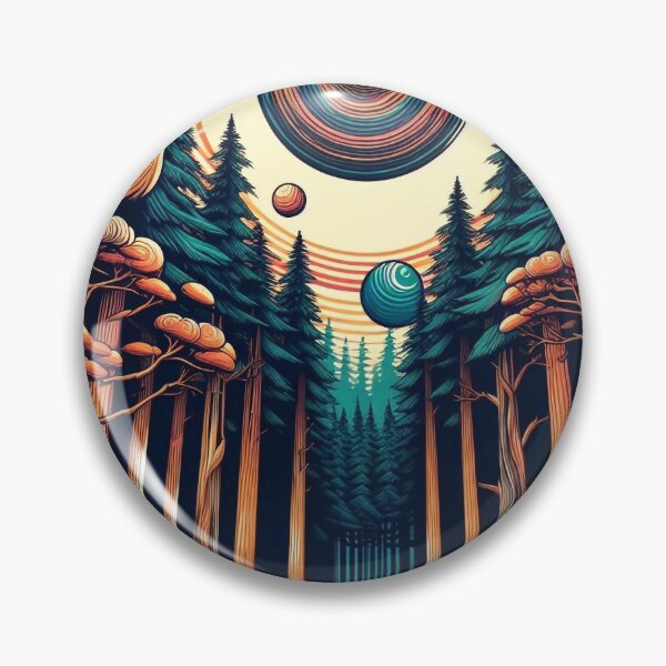 Item preview, A Psychedelic Journey Through the Woods designed and sold by WhimsyRealm.