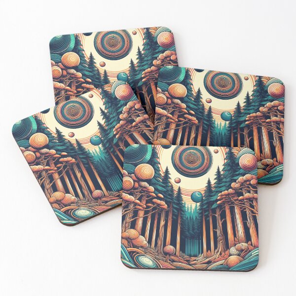 Item preview, A Psychedelic Journey Through the Woods designed and sold by WhimsyRealm.