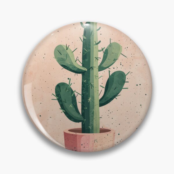 Item preview, Soothing Serenity: Minimalist Cactus Fresco Inspired by Rusticcore Abstractions designed and sold by Piotrek0001.