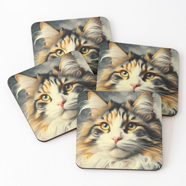 Item preview, Édouard's Whiskered Harmony: Maine Coon Elegance designed and sold by BastKittyStore.