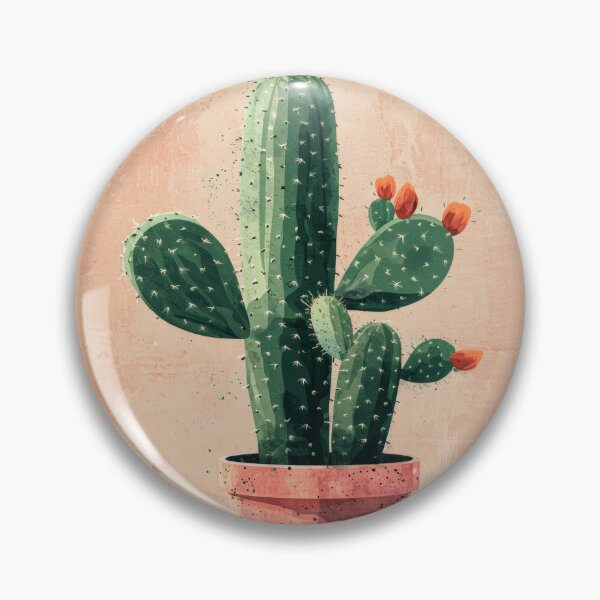 Item preview, Soothing Serenity: Minimalist Cactus Fresco Inspired by Rusticcore Abstractions designed and sold by Piotrek0001.