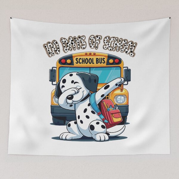 Item preview, 100 Days Of School Dalmatian Dog Dab 100 Days Of School Kids designed and sold by wtfbba.