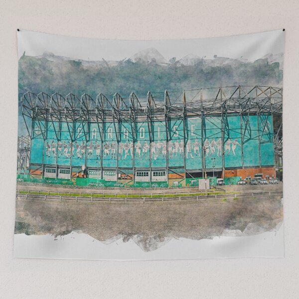 Item preview, Celtic Park Parkhead Glasgow Scotland Watercolour Effect designed and sold by GG WALL ART.