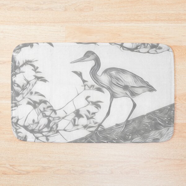 Item preview, Hungry Heron In Fine Detail designed and sold by Fearless-Fox.