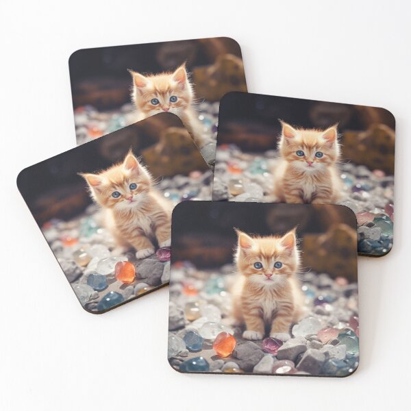 Item preview, Kitten and Crystals designed and sold by Solace Sparkles.
