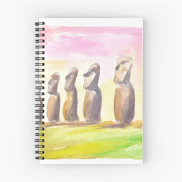Item preview, Moai Monolithic Rapa Nui Statues Easter Island  designed and sold by artshop77.