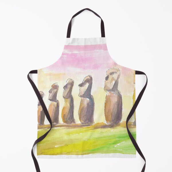 Item preview, Moai Monolithic Rapa Nui Statues Easter Island  designed and sold by artshop77.