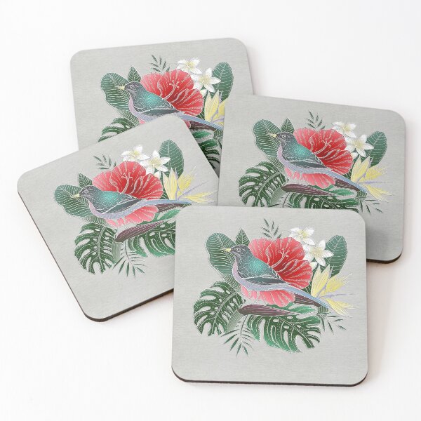 Item preview, Paradisaical Compositions of Flora and Fauna. Tropical world. Grey designed and sold by MartaHorodniczy.