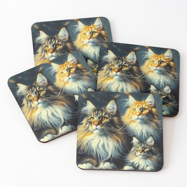 Item preview, Édouard's Whiskered Symphony: Maine Coon Melody designed and sold by BastKittyStore.