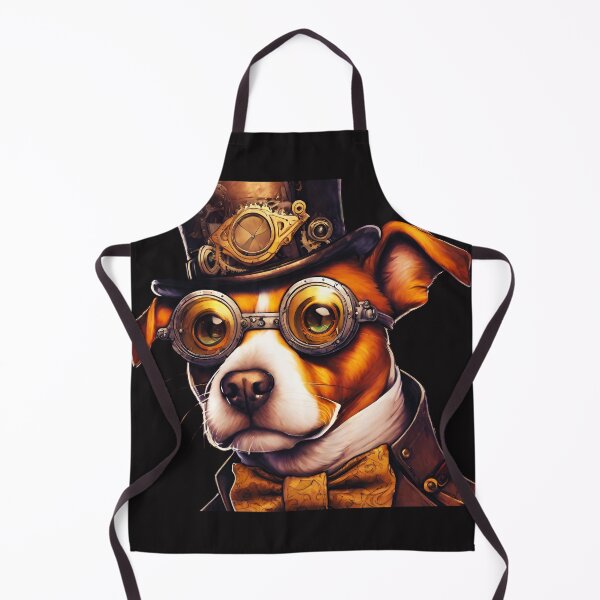 Item preview, Luxury Dog: Steampunk Aristocrat in Glasses and Hat designed and sold by Aurorartsprint.