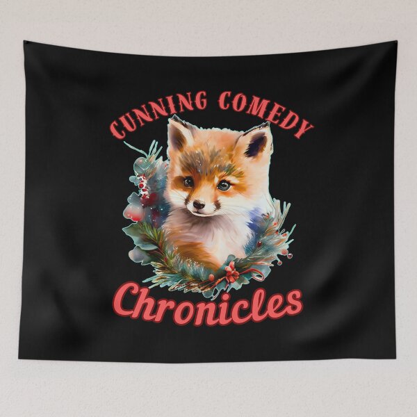 Item preview, Cunning Comedy Chronicles. retro fox designed and sold by FoxVibes.