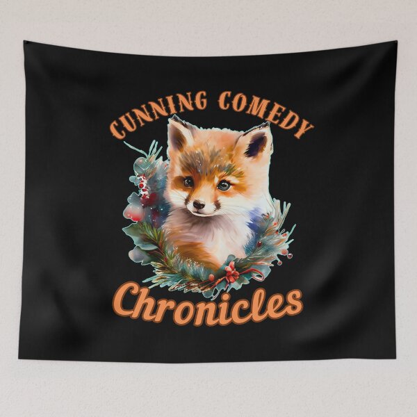 Item preview, Cunning Comedy Chronicles. fox watercolor designed and sold by FoxVibes.