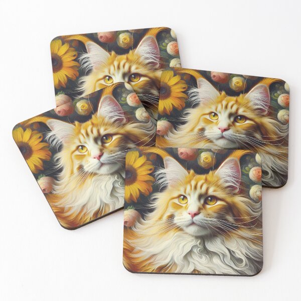 Item preview, Édouard's Whiskered Marvels: Maine Coon Muse designed and sold by BastKittyStore.