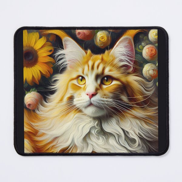 Item preview, Édouard's Whiskered Marvels: Maine Coon Muse designed and sold by BastKittyStore.