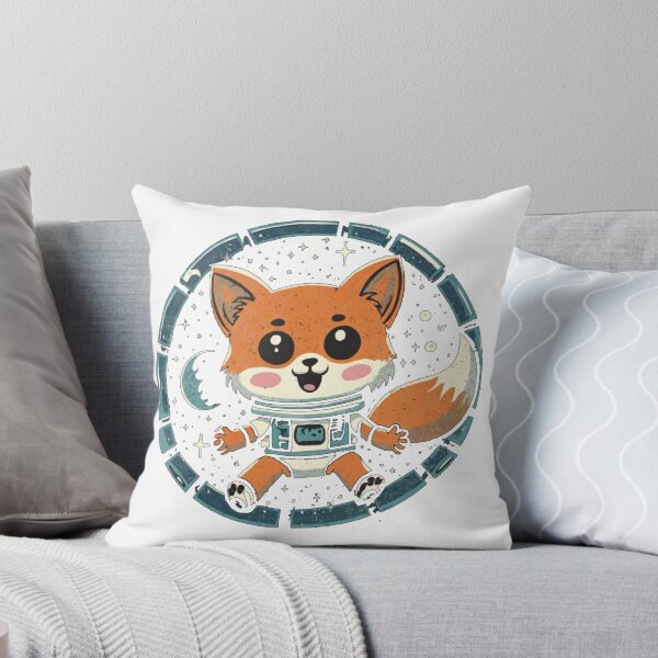 Item preview, space fox designed and sold by StickerStyleHub.