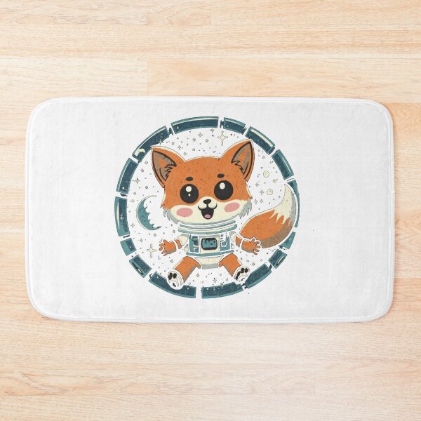 Item preview, space fox designed and sold by StickerStyleHub.