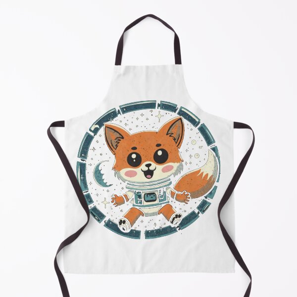 Item preview, space fox designed and sold by StickerStyleHub.