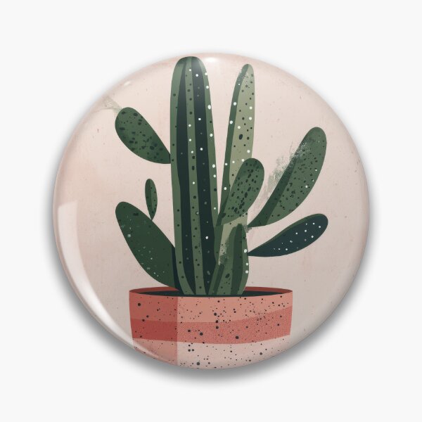 Item preview, Soothing Serenity: Minimalist Cactus Fresco Inspired by Rusticcore Abstractions designed and sold by Piotrek0001.