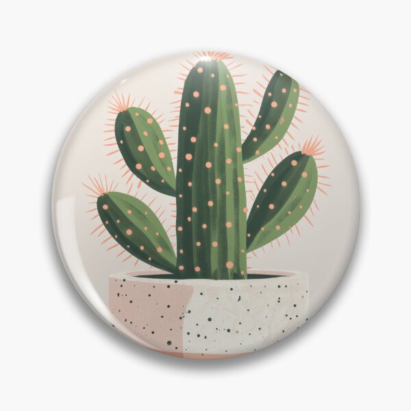 Item preview, Soothing Serenity: Minimalist Cactus Fresco Inspired by Rusticcore Abstractions designed and sold by Piotrek0001.
