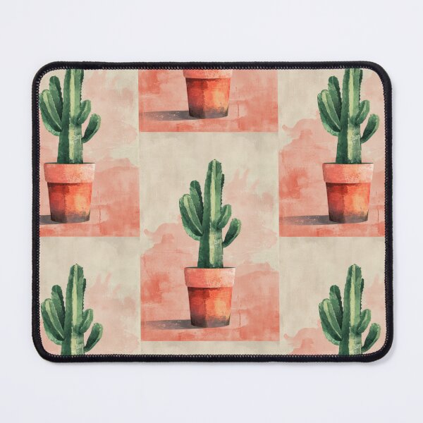 Item preview, Soothing Serenity: Minimalist Cactus Fresco Inspired by Rusticcore Abstractions designed and sold by Piotrek0001.