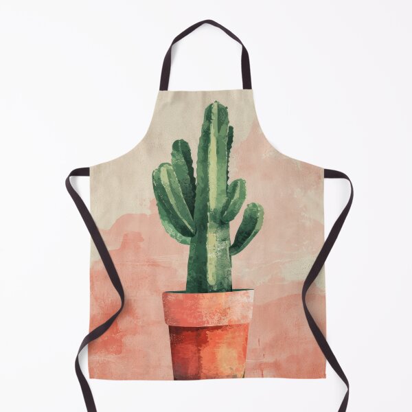 Item preview, Soothing Serenity: Minimalist Cactus Fresco Inspired by Rusticcore Abstractions designed and sold by Piotrek0001.