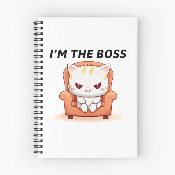Item preview, Cute Funny Cat I'm The Boss designed and sold by MugsForReal.