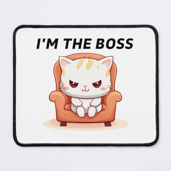 Item preview, Cute Funny Cat I'm The Boss designed and sold by MugsForReal.