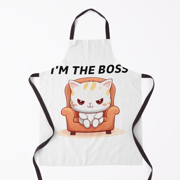 Item preview, Cute Funny Cat I'm The Boss designed and sold by MugsForReal.