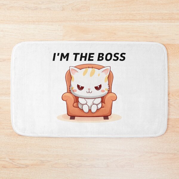 Item preview, Cute Funny Cat I'm The Boss designed and sold by MugsForReal.
