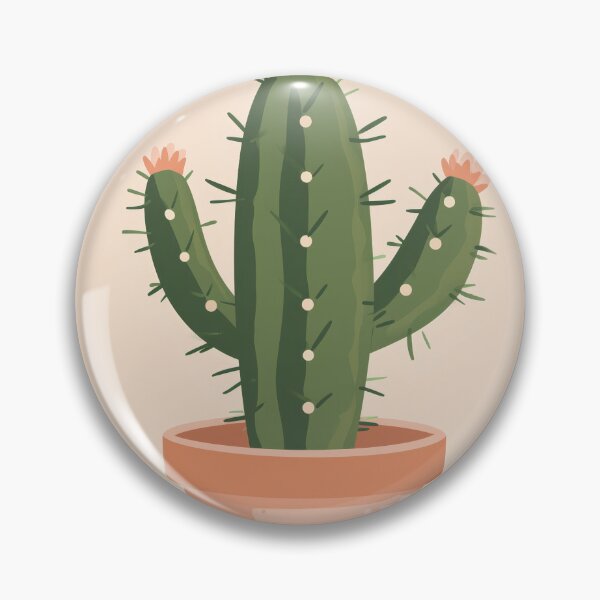 Item preview, Soothing Serenity: Minimalist Cactus Fresco Inspired by Rusticcore Abstractions designed and sold by Piotrek0001.