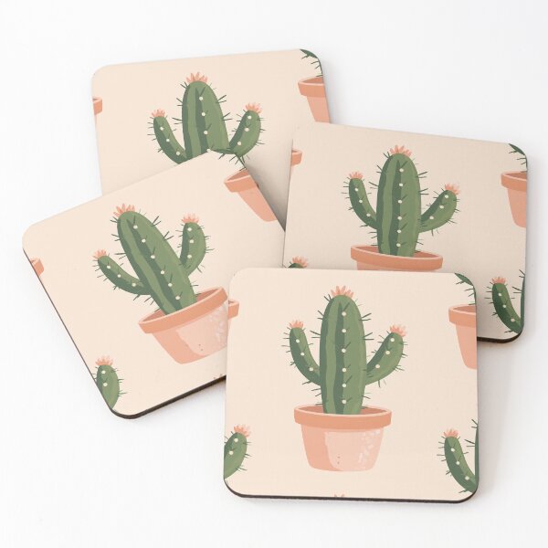 Item preview, Soothing Serenity: Minimalist Cactus Fresco Inspired by Rusticcore Abstractions designed and sold by Piotrek0001.