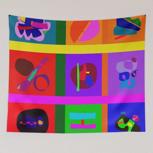 Item preview, 42  A Collection of Nine Abstract Miniatures 7 designed and sold by masabo.