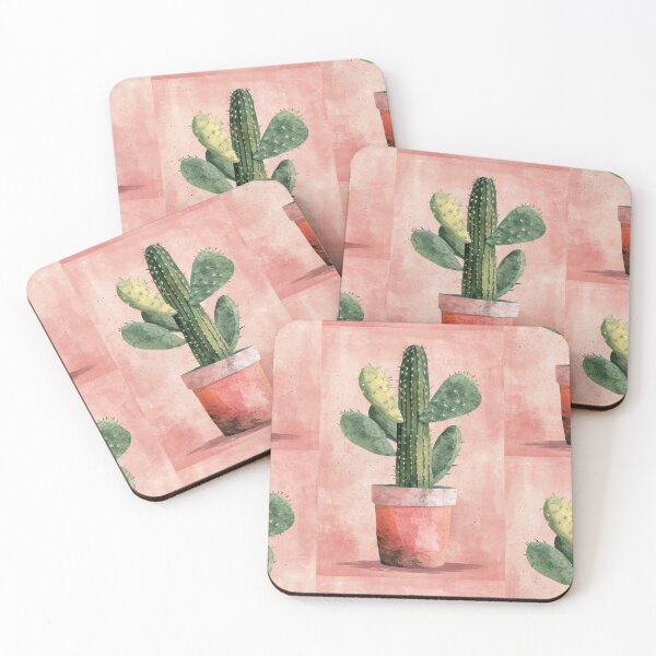 Item preview, Soothing Serenity: Minimalist Cactus Fresco Inspired by Rusticcore Abstractions designed and sold by Piotrek0001.
