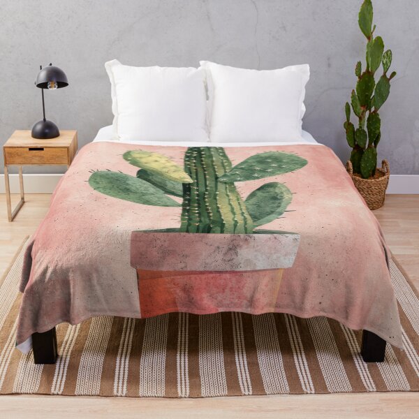 Item preview, Soothing Serenity: Minimalist Cactus Fresco Inspired by Rusticcore Abstractions designed and sold by Piotrek0001.