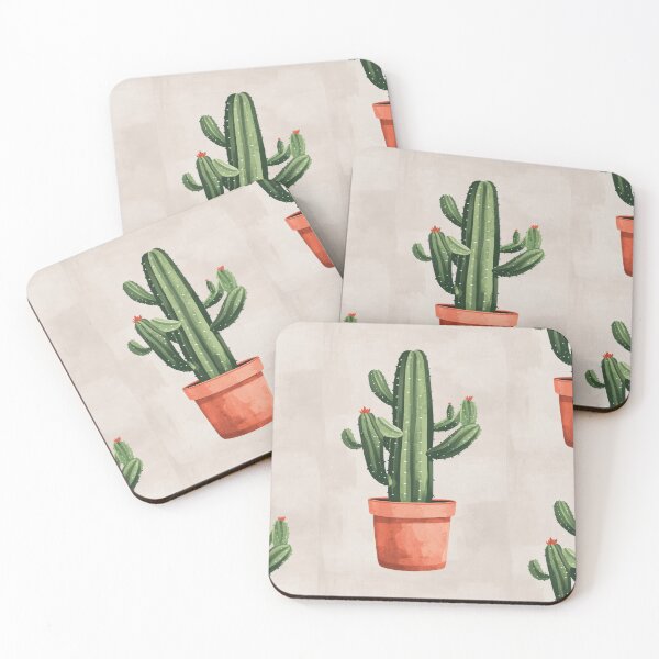 Item preview, Soothing Serenity: Minimalist Cactus Fresco Inspired by Rusticcore Abstractions designed and sold by Piotrek0001.