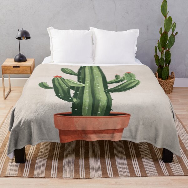 Item preview, Soothing Serenity: Minimalist Cactus Fresco Inspired by Rusticcore Abstractions designed and sold by Piotrek0001.