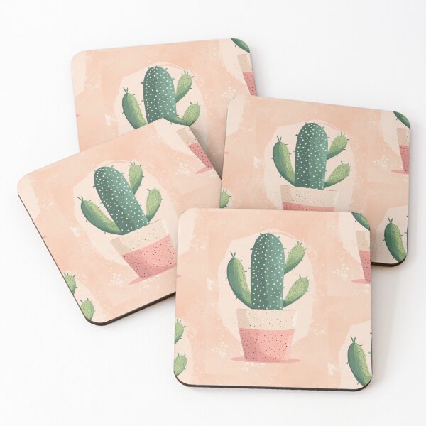 Item preview, Soothing Serenity: Minimalist Cactus Fresco Inspired by Rusticcore Abstractions designed and sold by Piotrek0001.